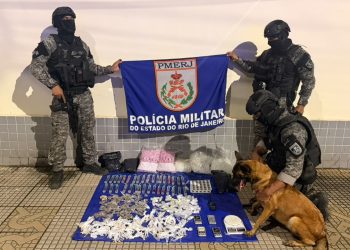 Sediada em Volta Redonda, 3ª Cia do BAC completa 40 dias com 11 presos, armas retiradas das ruas e mais de 68 kg de drogas apreendidas