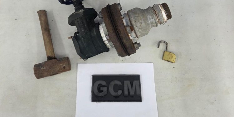 Guarda Municipal prende homem após furto de peça de chafariz em Volta Redonda