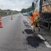 Rio-Santos recebe obras de recuperação do pavimento nesta segunda-feira
