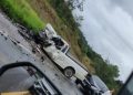 Casal morre em acidente na BR-393, em Barra do Piraí
