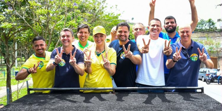 Diogo Balieiro participa de carreatas em apoio a Flávio Bolsonaro no Sul Fluminense