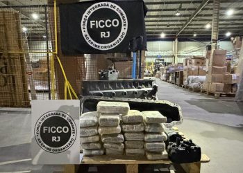 Homem é preso com 22 kg de maconha escondidos em motor de caminhão no Rio