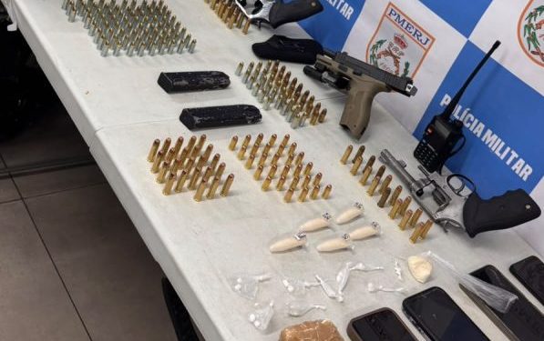 Três homens são presos por tráfico de drogas em Volta Redonda