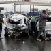 Engavetamento com 20 veículos na Via Dutra deixa 11 feridos após motorista de ônibus infartar
